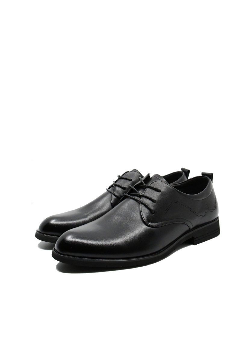 Imagine Pantofi eleganți negri din piele naturală FNX801