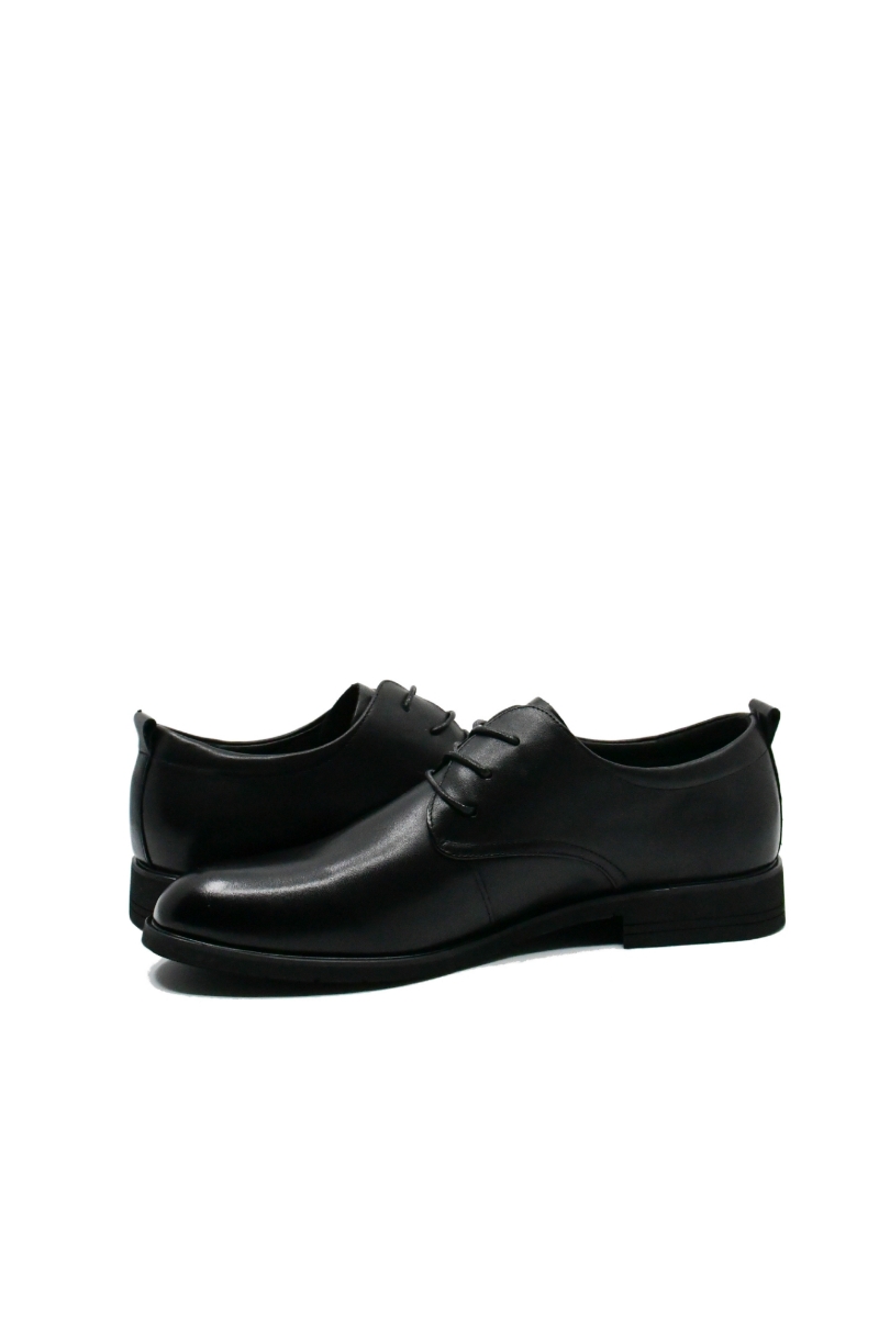 Imagine Pantofi eleganți negri din piele naturală FNX801
