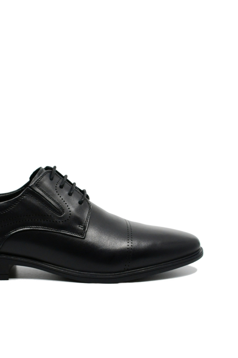 Imagine Pantofi negri eleganți din piele naturală FNX7065-844