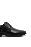 Imagine Pantofi negri eleganți din piele naturală FNX7065-844