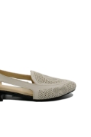 Imagine Balerini perforați, ușori, culoare bej, din piele naturală GOR200