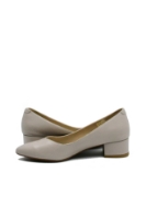 Imagine Pantofi gri din piele naturală, cu vârf ascuțit GOR25172
