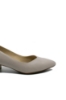Imagine Pantofi gri din piele naturală, cu vârf ascuțit GOR25172
