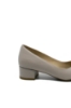 Imagine Pantofi gri din piele naturală, cu vârf ascuțit GOR25172