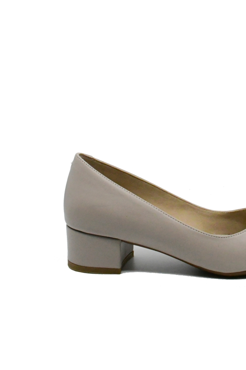 Imagine Pantofi gri din piele naturală, cu vârf ascuțit GOR25172