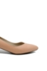 Imagine Pantofi roz din piele naturală, cu vârf ascuțit GOR25172
