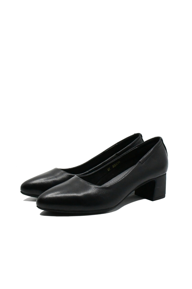Imagine Pantofi office negri, din piele naturală moale FNX993655
