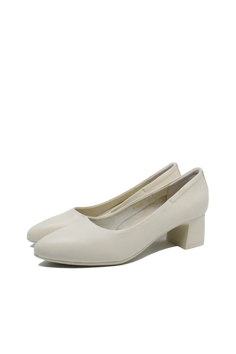 Imagine Pantofi office crem, din piele naturală moale FNX993655