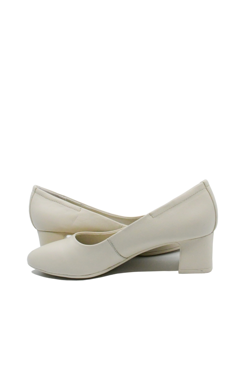Imagine Pantofi office crem, din piele naturală moale FNX993655