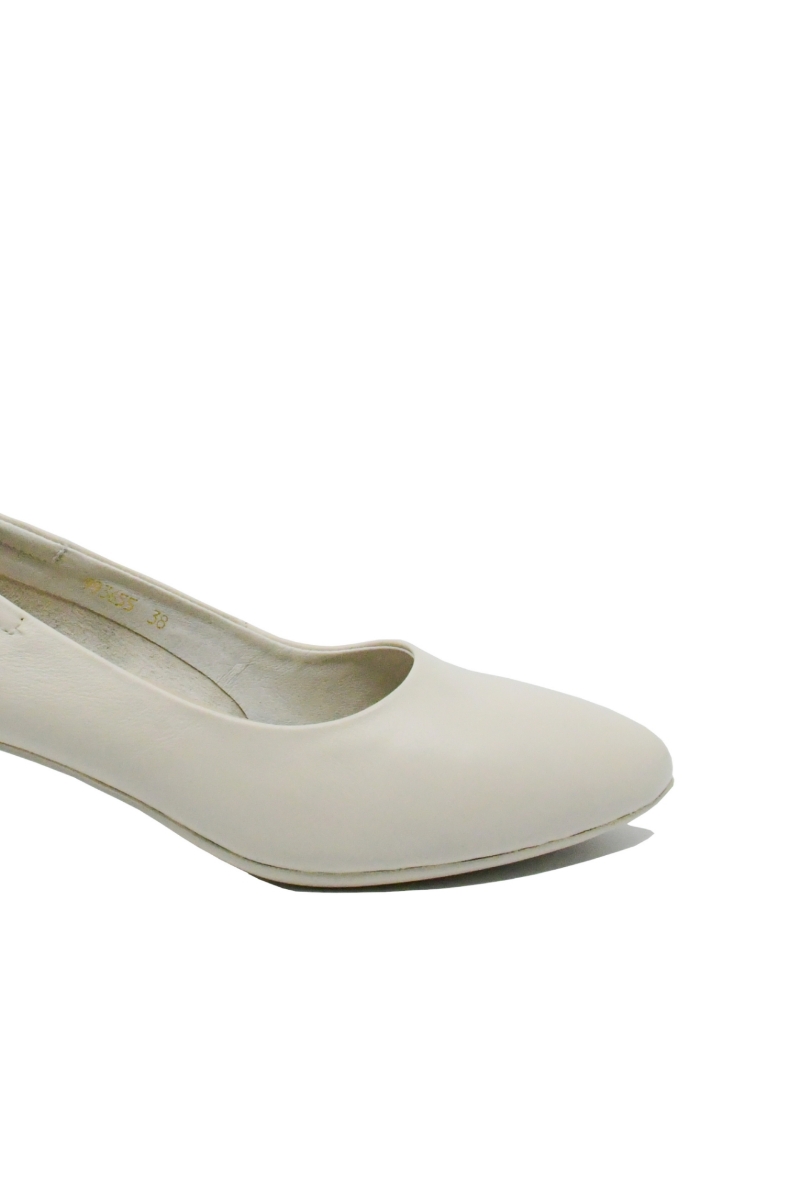 Imagine Pantofi office crem, din piele naturală moale FNX993655