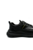 Imagine Pantofi sport W-Zone negri din piele naturală FNX33706