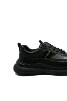 Imagine Pantofi sport W-Zone negri din piele naturală FNX33706