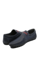 Imagine Mocasini bărbați bleumarin din piele naturală MIR1058
