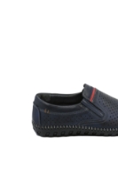 Imagine Mocasini bărbați bleumarin din piele naturală MIR1058