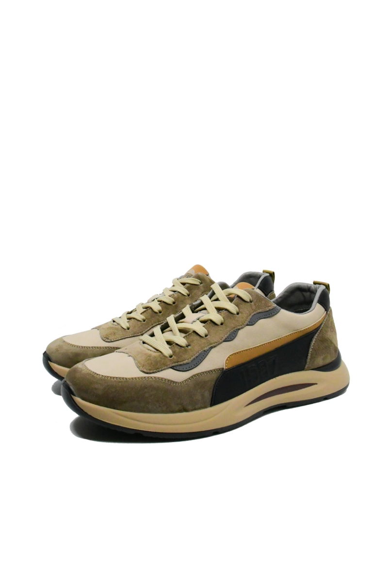 Imagine Pantofi sport Poppy bej, din piele naturală