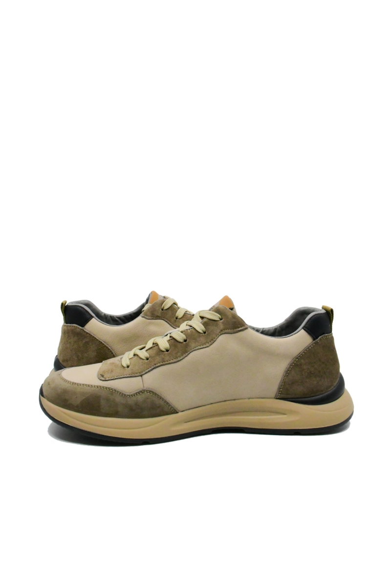 Imagine Pantofi sport Poppy bej, din piele naturală
