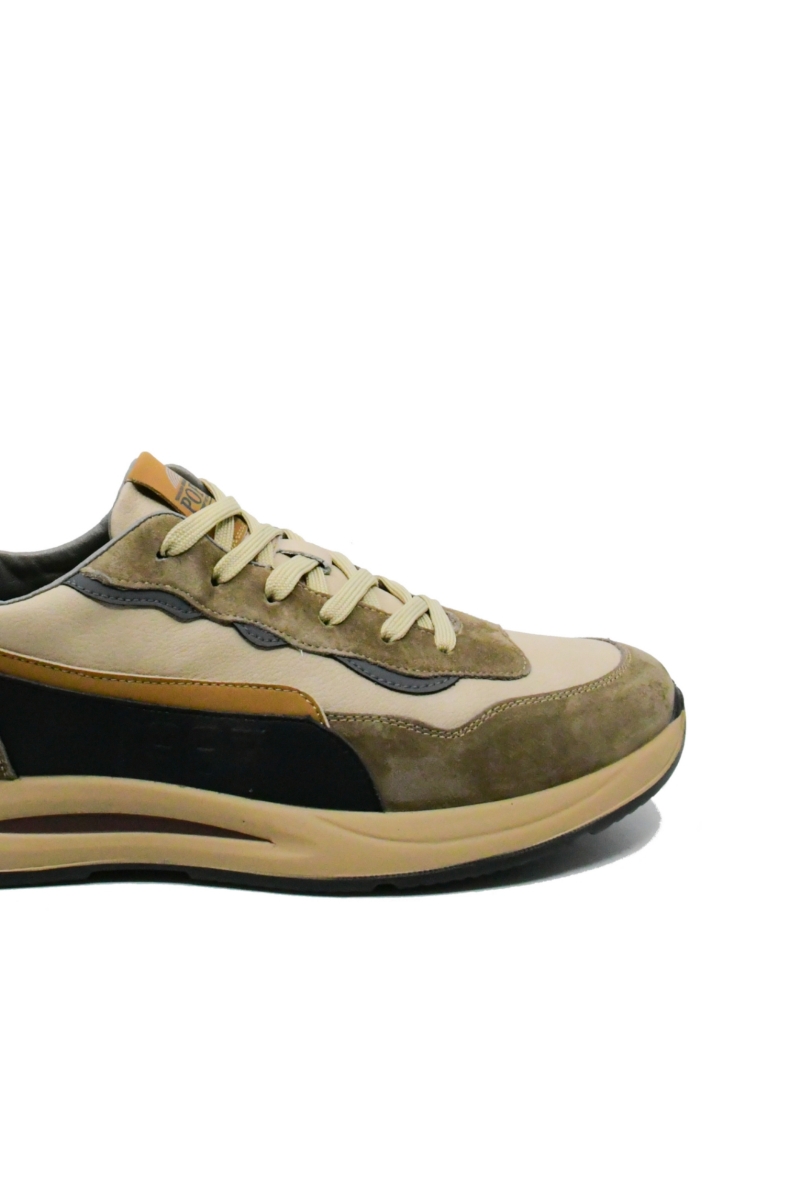 Imagine Pantofi sport Poppy bej, din piele naturală