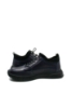 Imagine Pantofi sport bleumarin din piele naturală, cu inserție stretch FNX1088