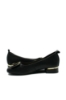 Imagine Balerini cu medalion, negri, din piele naturală FNX66811