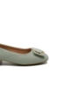 Imagine Balerini cu medalion, vernil, din piele naturală FNX66811