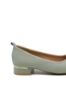 Imagine Balerini cu medalion, vernil, din piele naturală FNX66811