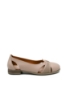 Imagine Pantofi casual decupați, roz, din piele naturală GOR157