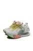 Imagine Sneakers damă ABCD, albi, din material textil și piele