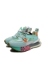 Imagine Sneakers damă ABCD, turcoaz, din material textil plasă și piele FLG19389