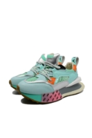 Imagine Sneakers damă ABCD, turcoaz, din material textil plasă și piele FLG19389