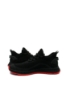 Imagine Sneakers din material textil plasă, negri cu detalii roșii OTR27092