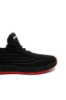 Imagine Sneakers din material textil tricotat, negri cu detalii roșii OTR620016