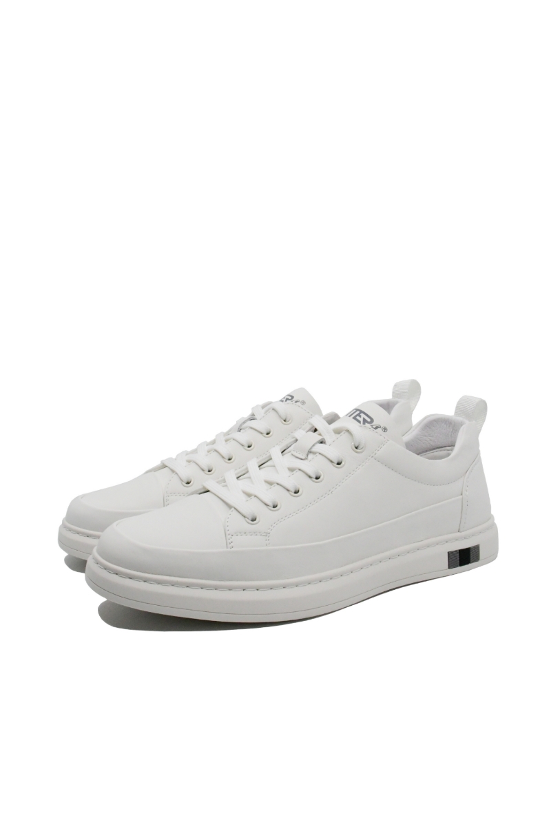 Imagine Pantofi sport esențiali albi din piele naturală OTR220019