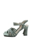 Imagine Sandale elegante vernil, din piele naturală FLG2S13