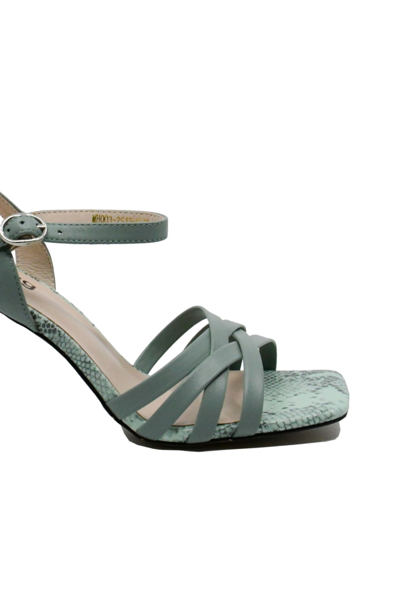 Imagine Sandale elegante vernil, din piele naturală FLG2S13