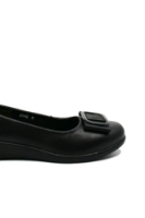 Imagine Balerini cu fundiță, negri, din piele naturală FNX2751902