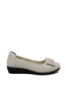 Imagine Balerini Formazione cu fundiță, crem, din piele naturală FNX2751902