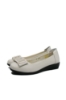 Imagine Balerini Formazione cu fundiță, crem, din piele naturală FNX2751902