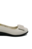 Imagine Balerini Formazione cu fundiță, crem, din piele naturală FNX2751902