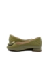 Imagine Pantofi olive din lac, cu cataramă aurie FNX1595