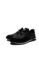 Imagine Pantofi sport Eica negri, fără șiret, din piele naturală OTR20035