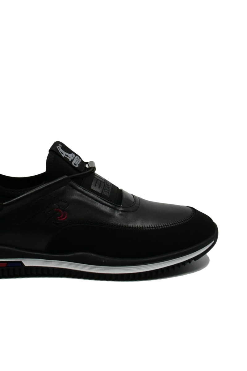 Imagine Pantofi sport Eica negri, fără șiret, din piele naturală OTR20035