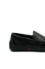 Imagine Mocasini negri, flexibili, din piele naturală cu granulații OTR620008