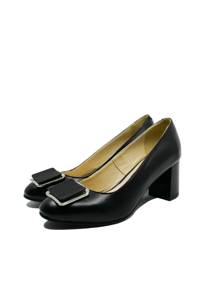 Imagine Pantofi office negri, din piele naturală SORA23