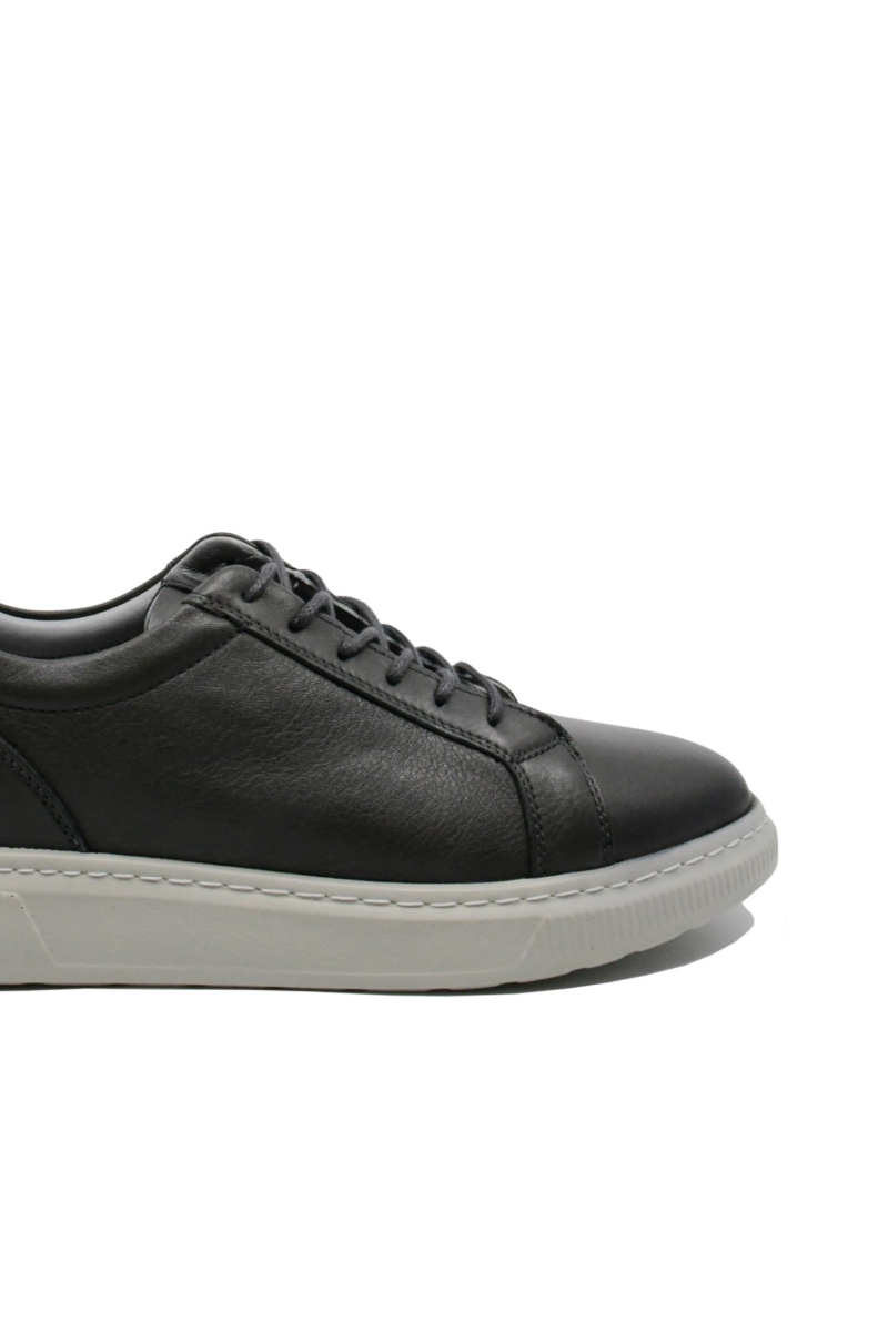 Imagine Pantofi casual gri închis, din piele naturală GOR332