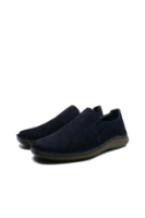 Imagine Mocasini anatomici bleumarin fără șiret, din piele întoarsă GOR1026