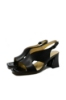 Imagine  Sandale office elegante negre din piele naturală FNX4409