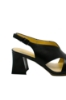 Imagine  Sandale office elegante negre din piele naturală FNX4409