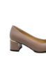 Imagine Pantofi office pink din piele naturală FNX3958