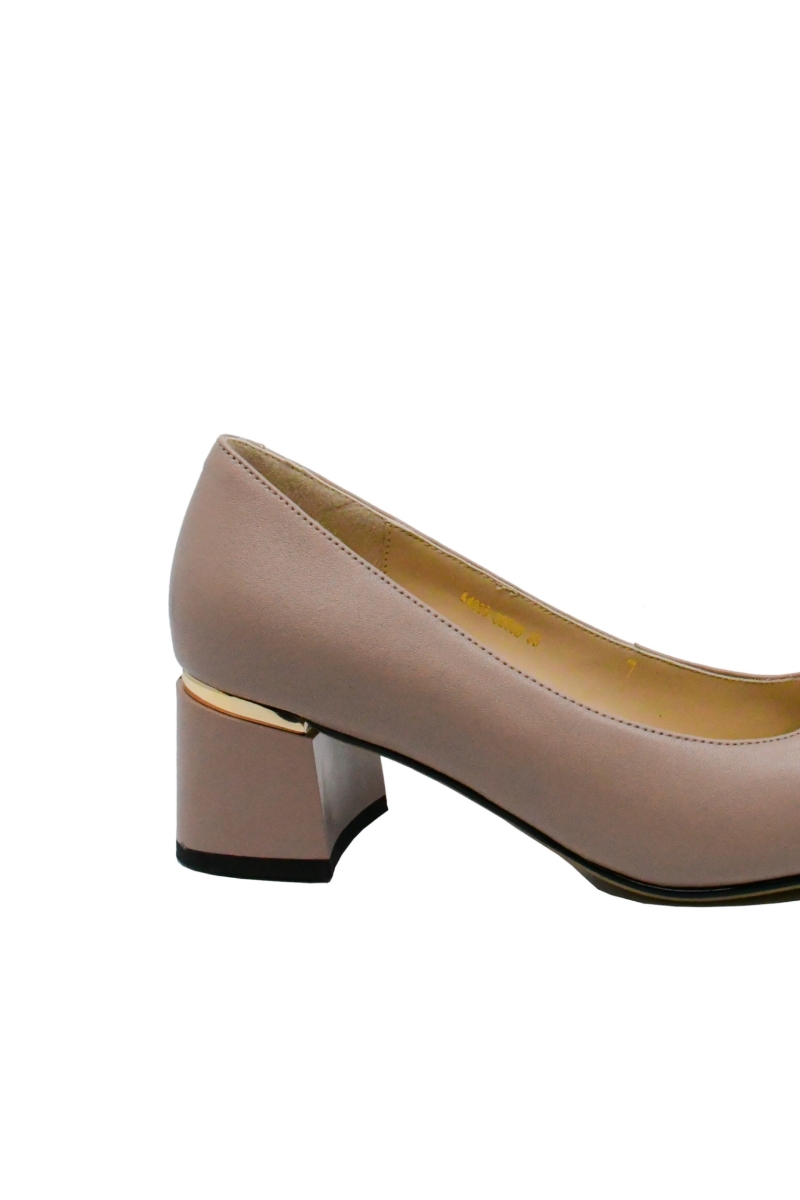 Imagine Pantofi office pink din piele naturală FNX3958