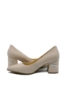 Imagine Pantofi eleganți pink din piele naturală cu imprimeu FNX3748